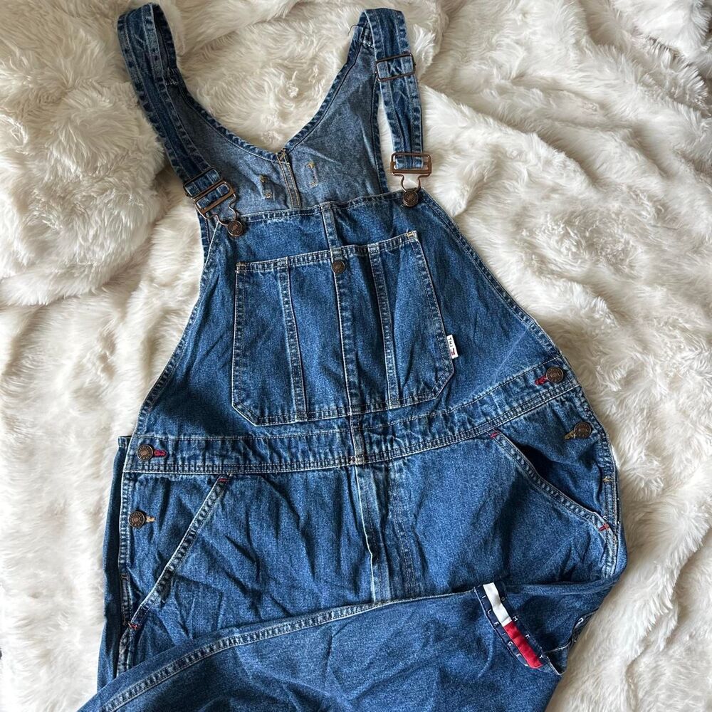 Tommy-hilfiger Women's Blue and Navy Dungarees-overalls